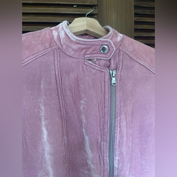 Rebecca Taylor velvet moto jacket - Picture 2 of 15